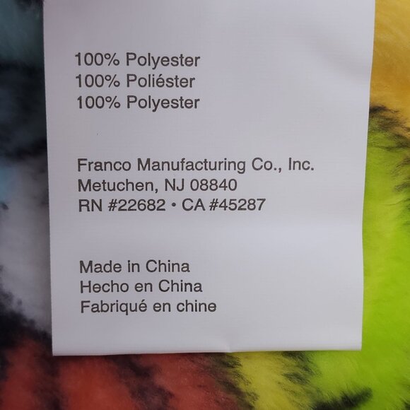 Care Bears Soft Plush Throw Blanket 50" X 70" Polyester Super Soft Hamburgers - Picture 6 of 15